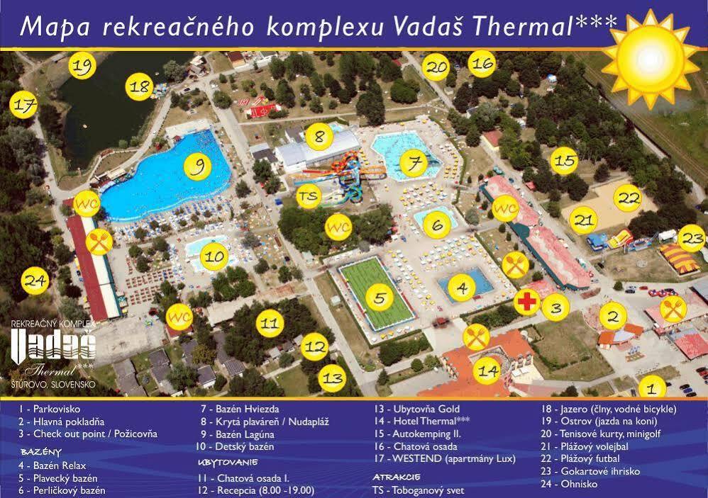 Štúrovo Wellness Hotel Thermal מראה חיצוני תמונה